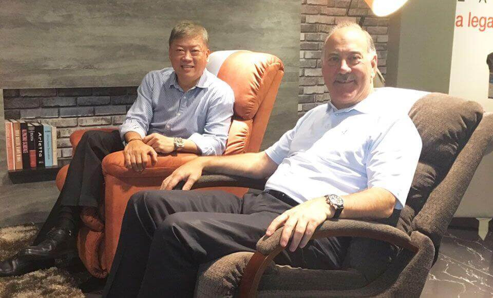 CEO & CMO visiting La-Z-Boy Bangkok Thailand 2016