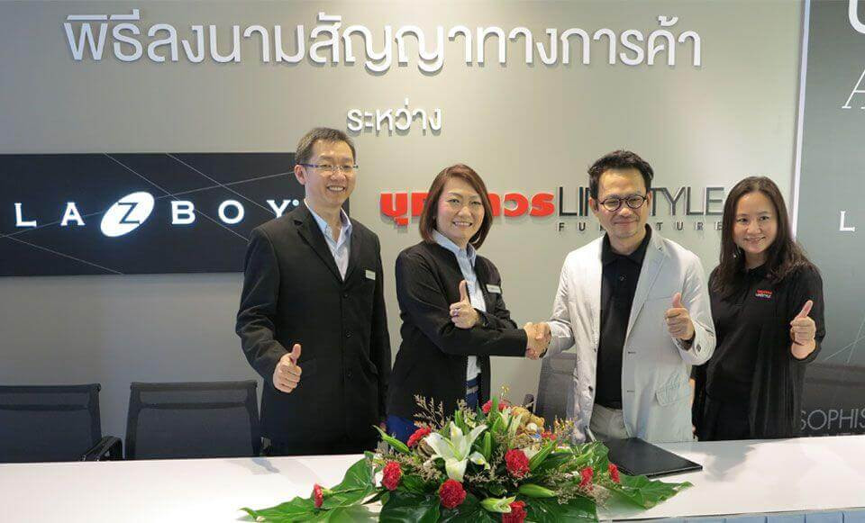 La-Z-Boy has signed cooperation with Boonthavorn Lifestyle Furniture